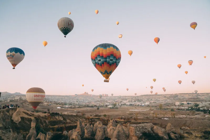 Nevşehir Kapadokya manzarası